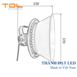 Đèn led nhà xưởng ufo x2 150w