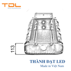 Đèn pha LED hầm lò 400w