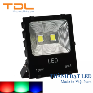 đèn pha LED 5054 đổi màu 100w