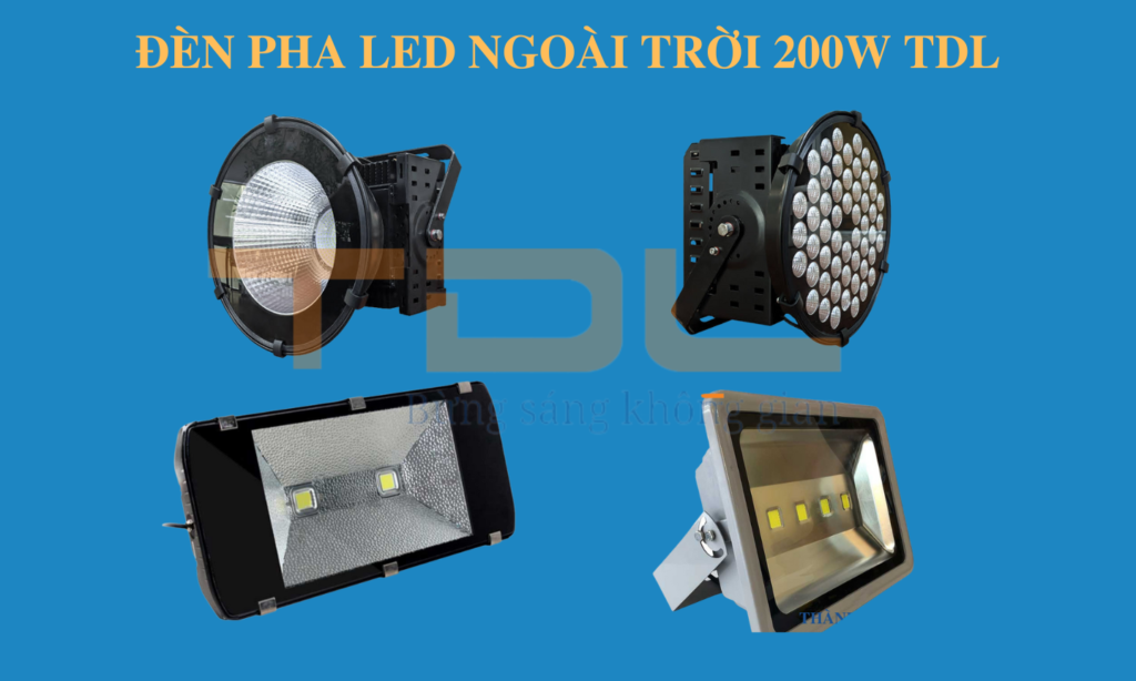 Đèn pha LED ngoài trời 200w
