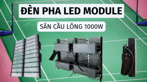 đèn pha sân cầu lông 1000w ngang