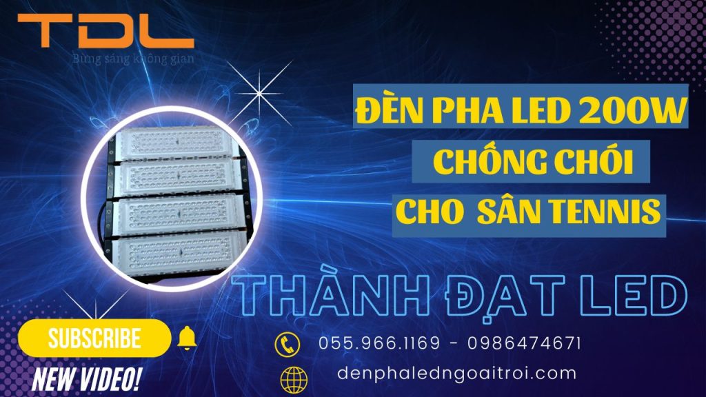 Đèn pha LED thể thao sân tennis 200w