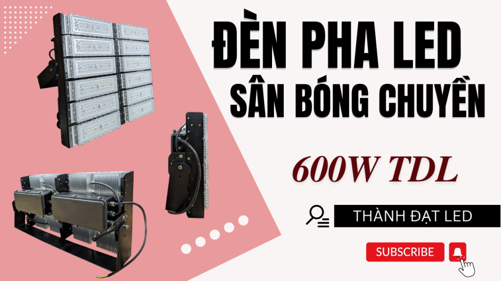 Đèn pha LED thể thao sân bóng chuyền 600w
