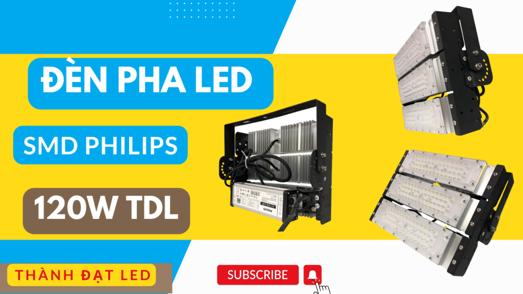 đèn pha led module sân bóng chuyền 120w