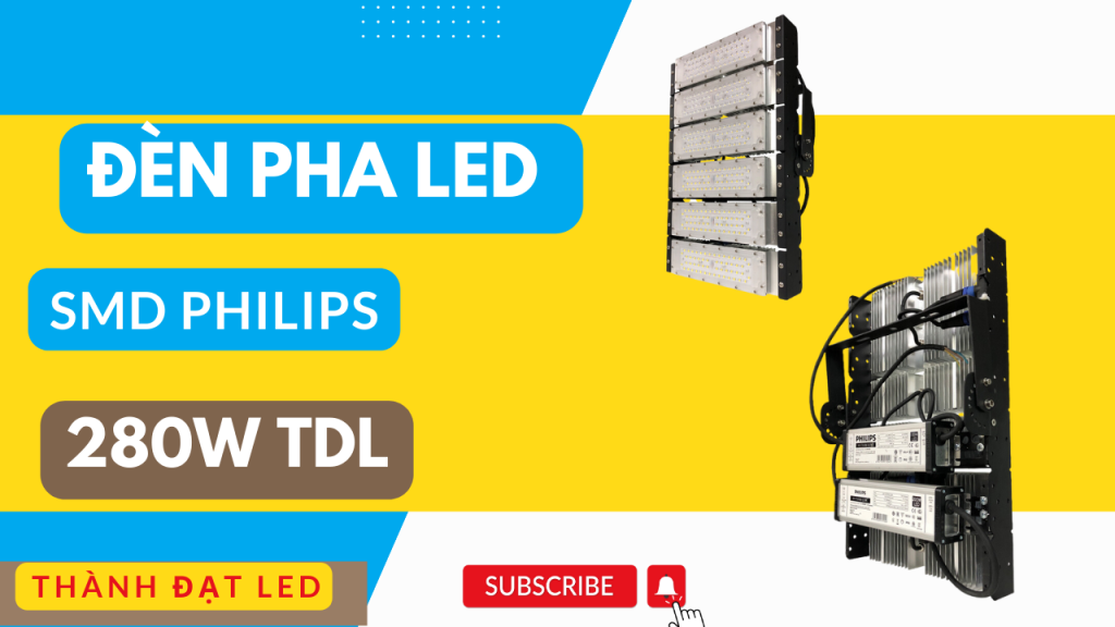 đèn pha led module sân bóng chuyền 280w