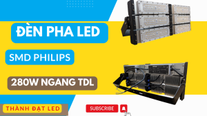 đèn pha led module sân bóng chuyền 280w ngang