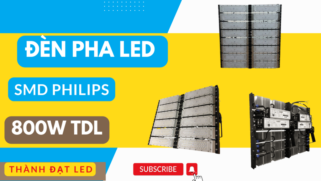đèn pha led module sân bóng chuyền 800w