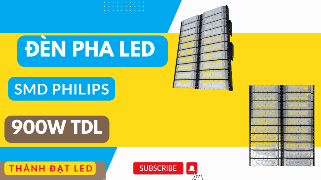đèn pha led module sân bóng chuyền 900w