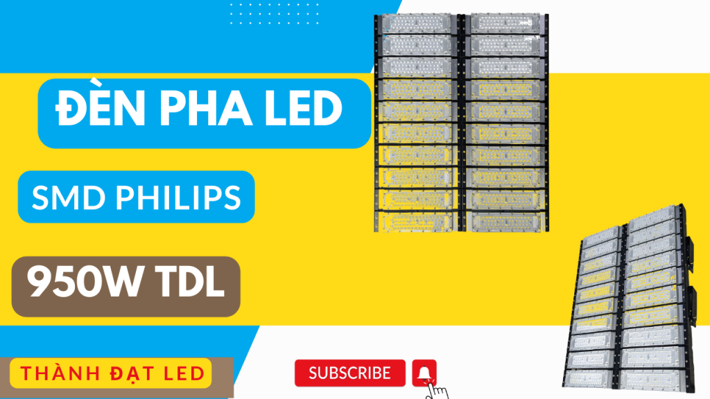 đèn pha led module sân bóng chuyền 950w