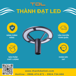 đèn led đầu nấm kim cương 60w