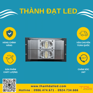 đèn pha led khung hộp cob 100w