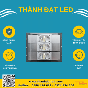 đèn pha led khung hộp cob 150w