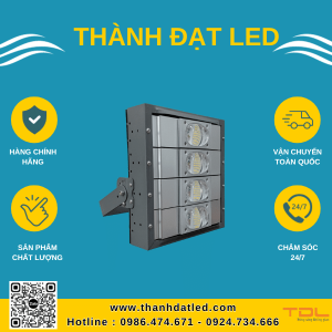 đèn pha led khung hộp cob 200w