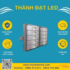 đèn pha led khung hộp cob 500w