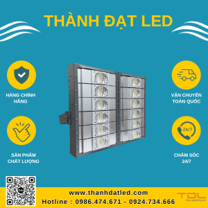 đèn pha led khung hộp cob 600w
