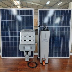 Đèn đường năng lượng mặt trời dự án 80w 100w 60ah 72ah 84ah 96ah 102ah Thành Đạt Led