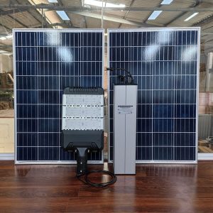 Đèn đường năng lượng mặt trời dự án 80w 100w 60ah 72ah 84ah 96ah 102ah Thành Đạt Led