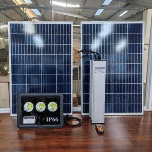 Đèn pha năng lượng mặt trời dự án 80w 100w 60ah 72ah 84ah 96ah 102ah Thành Đạt Led