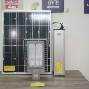 Đèn đường năng lượng mặt trời dự án 60w 80w 24ah 30ah 42ah 54ah 60ah 80ah Thành Đạt Led